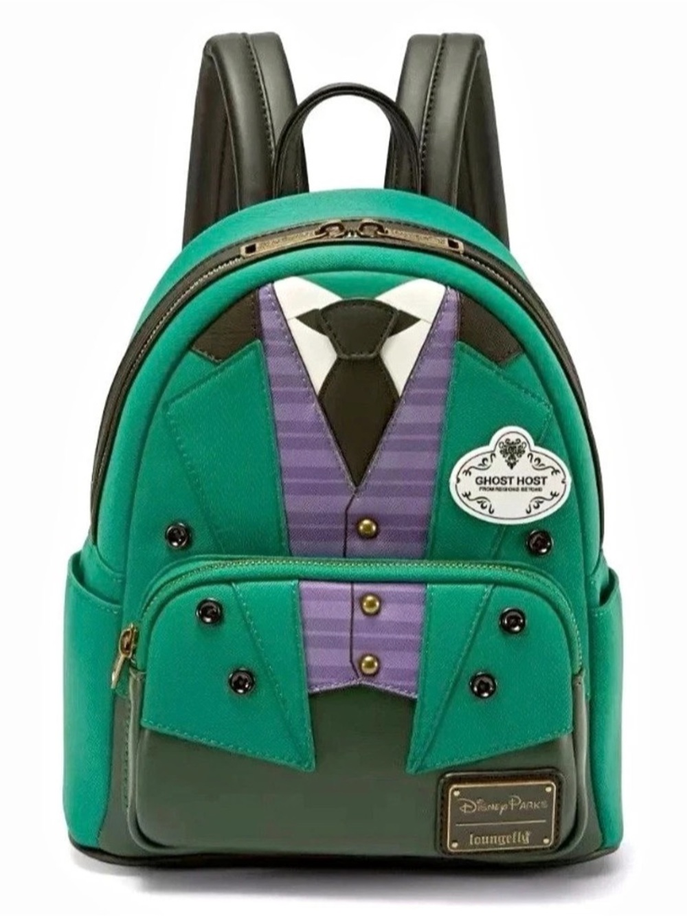 Loungefly Disney Parks The Haunted Mansion Ghost Host Mini Backpack NWT